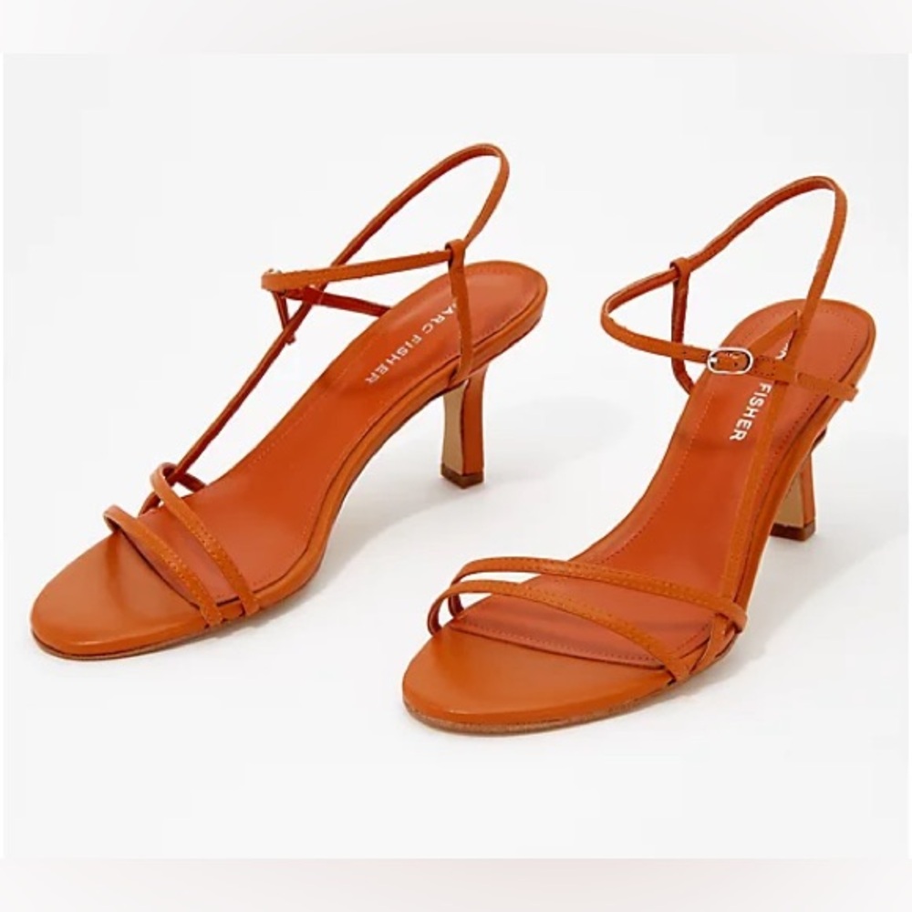 Marc Fisher Tangerine Strappy Sandals